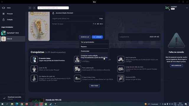 PROMOÇÃO DO FIFA 23 DE NATAL APROVEITEM