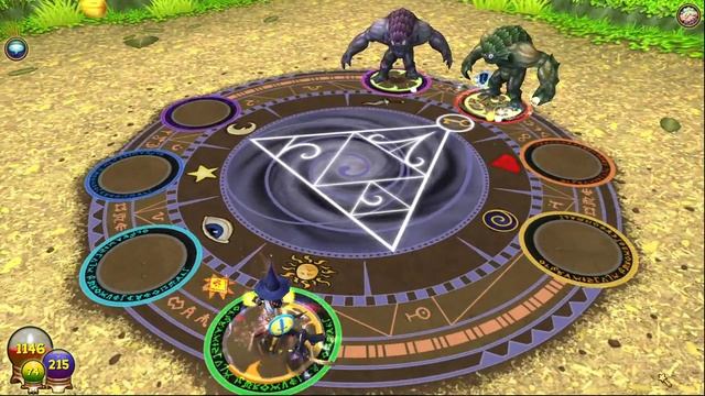 [Wizard101] Level 48 Myth spell, Orthrus AOE, [almost died at end] смотреть онлайн