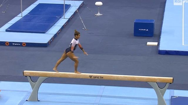 Marine Boyer (FRA) Beam D-Score 2023 Baku World Cup EF (2022-24 Code) смотреть онлайн