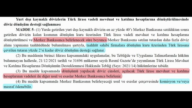 TCMB'nin Döviz Dönüşüm Desteği смотреть онлайн