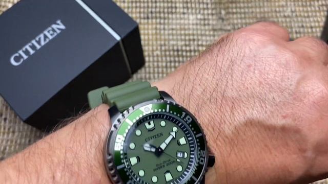 Citizen Promaster Eco Drive Military Green, приехали из Японии!!!