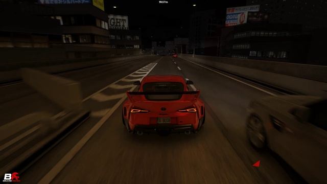 A little run with Toyota Supra on Shutoko | Assetto Corsa смотреть онлайн
