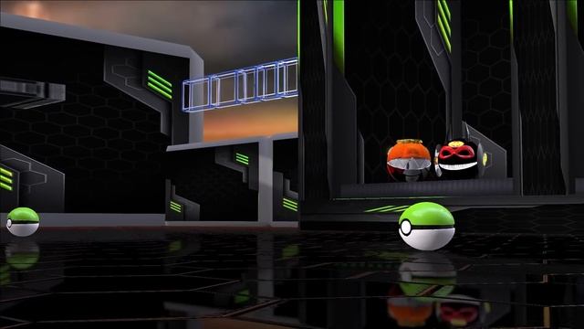 PACMAN & POKEMON BALL BACMAN VS SPIDER PACMAN VS ROBOT PACMAN