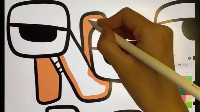 Alphabet lore but they Mix Coloring pages / Josh Rubin - Black and White [NCS] смотреть онлайн