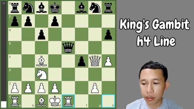 King's Gambit With H4 Line | Paul Morphy Vs. Rousseau Emmanuel