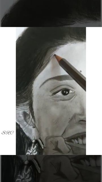 realistic sketch of sai pallavi#saipallavi#pencil drawing#pencil art смотреть онлайн