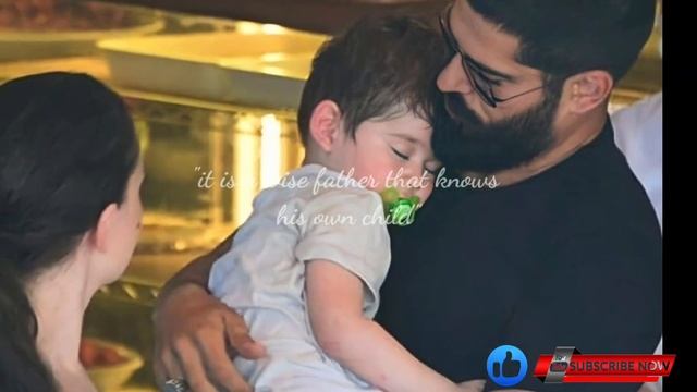 Burak Ozcivit with his Family | Fahriye Evecen and Karan Ozcivit смотреть онлайн