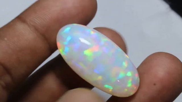 36 carat, untreated Natural Ethiopian Rainbow Fire Opal, 5 colors Opal. смотреть онлайн