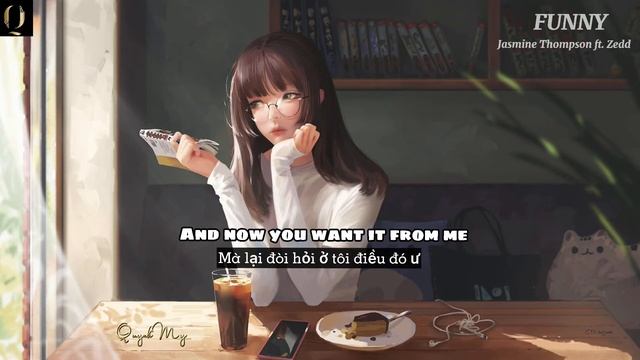 FUNNY | Jasmine Thompson ft. Zedd [Lyrics + Vietsub] смотреть онлайн