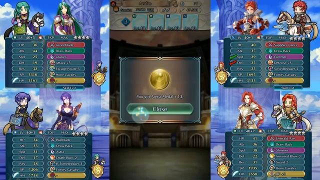 [Fire Emblem: Heroes] Arena Gameplay with 4-Stars Cavalry | Tier 20 - Season 64 смотреть онлайн