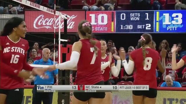 Pitt vs. NC State Full Match Replay | 2023 ACC Volleyball смотреть онлайн