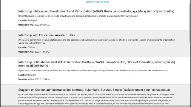 UNICEF Internship Jobs October 2022 | UNICEF is Hiring #unicef #jobs2013 смотреть онлайн