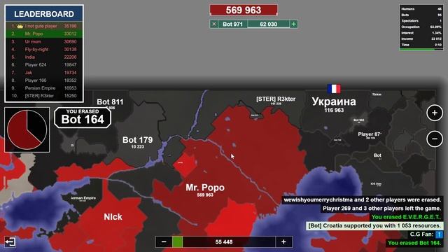 Caucasia Map Winning Strategy! Territory Games io - Territorial IO смотреть онлайн