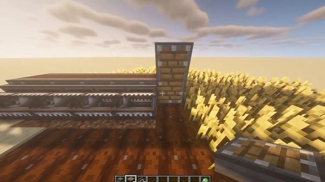 How to build an automatic harvester in minecraft create 0.3.1 - Tutorial смотреть онлайн