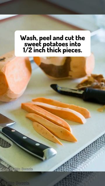 Baked Sweet Potato Fries Recipe | #shorts | @lifeslittlesweets | Life’s Little Sweets смотреть онлайн