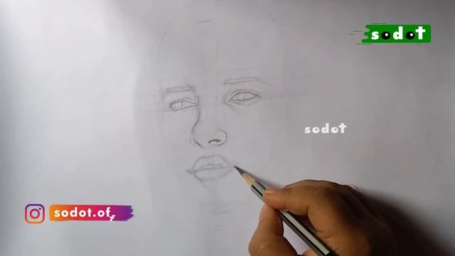 Naomi Scott Portrait Drawing a Female face art #sodotdrawings смотреть онлайн