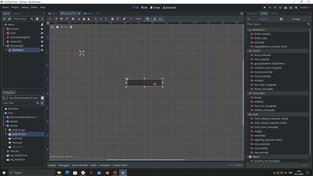 Godot Engine 4 - Создание Простого Меню Для Игры. смотреть онлайн