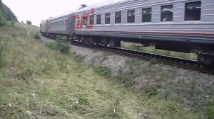 Поезд Ставрополь-Адлер. ТЭП70БС-204.