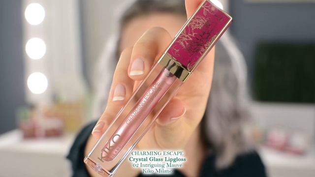 CHARMING ESCAPE 🌾 - Crystal Glass Lipglosses Kiko Milano | LauraBalBal смотреть онлайн