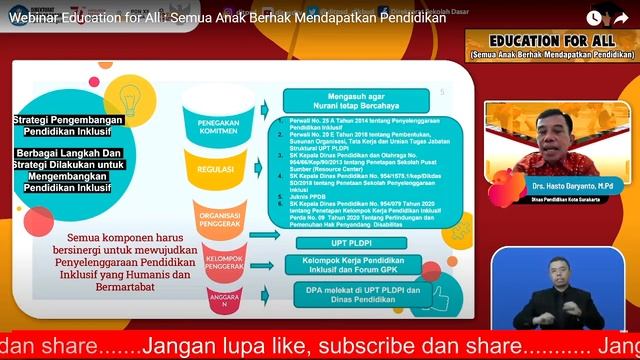 Live Webinar Education for All : Semua Anak Berhak Mendapatkan Pendidikan смотреть онлайн