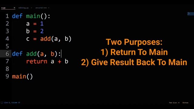 SyntaxError: 'return' Outside Function