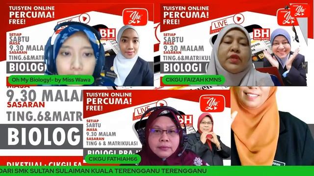 🔴 [LIVE] BIOLOGI PRA U-  HUMAN FOETAL DEVELOPMENT BY CG NAINI HR #12 #TUISYENPERCUMA