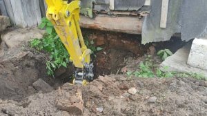 Экскаватор Rippa 319 с удлинителем и быстросъёмом в работе