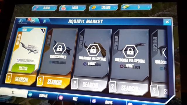 Реакция на Duncleosteus Pack в игре Jurassik World T смотреть онлайн