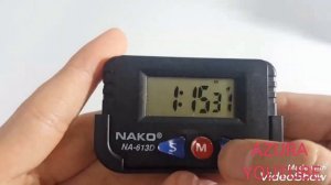 NAKO NA-613D KRONOMETRE SAAT / ALARM / TARİH AYARLAMA /SES KAPATMA / TÜRKÇE  NAKO NA-613D