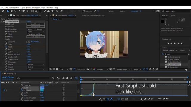 S_BlurMoCurves Smooth Rotation Tutorial (After Effects 2020) смотреть онлайн