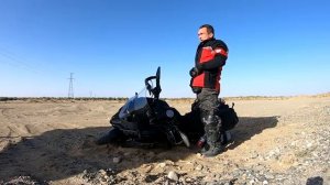 Мотопутешествие по Пустыне Китая, наконец-то что-то сломалось. ч16