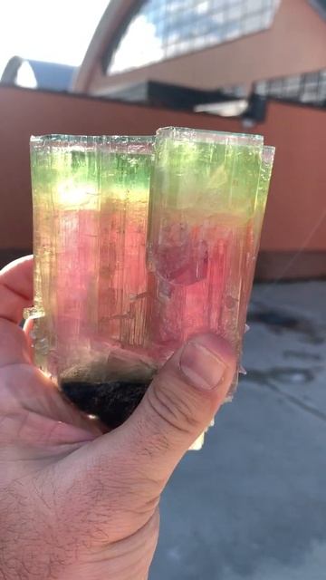 Rainbow 🌈 Tourmaline with Lepidolite смотреть онлайн