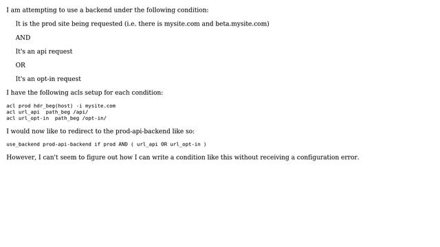 DevOps & SysAdmins: Complex AND/OR in backend conditional смотреть онлайн