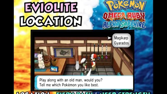 Where/How to find Eviolite in Pokemon Omega Ruby and Alpha Sapphire смотреть онлайн
