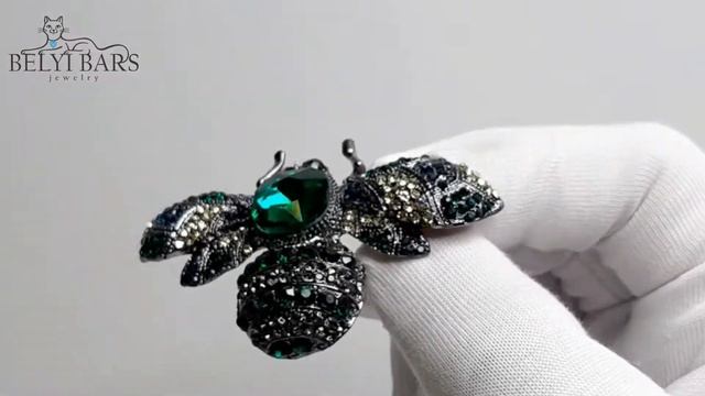 Брошь зеленый Шмель смотреть онлайн