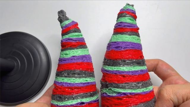 ASMR ✨The oversized ball of purple tape was cut open to reveal this color inside смотреть онлайн