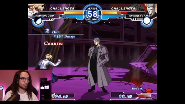 Testing Out The Arcade Shock Qanba Obsidian Hitbox With Melty Blood (Perfect Match, IMO)