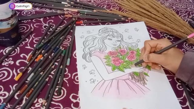 Mewarnai Princess Cinderella || Painting смотреть онлайн