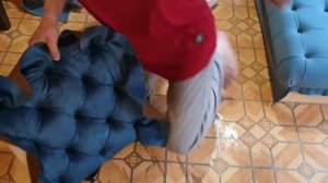 Каретная стяжка за 10 минут. Каретная стяжка своими руками.Капитоне без разметки ткани. Капитоне DIY