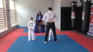 Формальные комплекс санджи чаруги на белый пояс. Туль. Тыль.