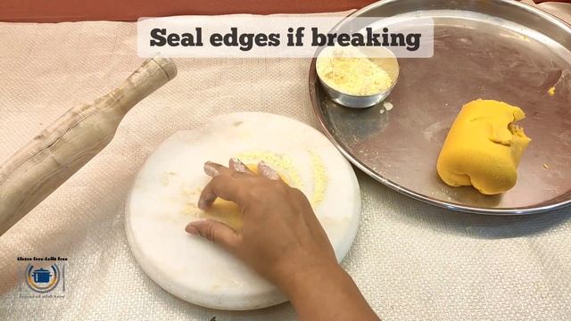 How to make perfect makki di roti | Gluten free cornmeal/maize flour flatbread | смотреть онлайн