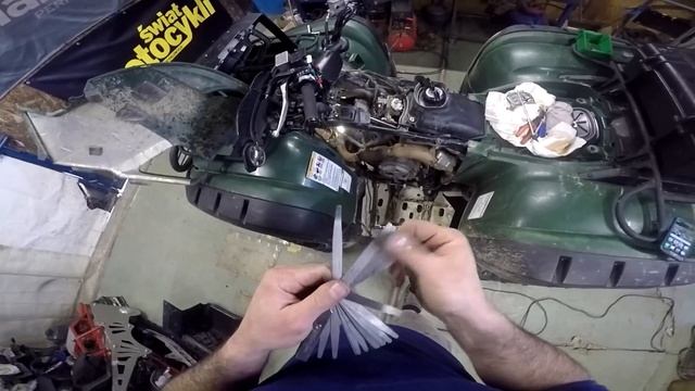 Yamaha Grizzly 700 2014 Valve Adjustment ,ustawianie zaworów Yamaha grizzly 700 na szybko смотреть онлайн