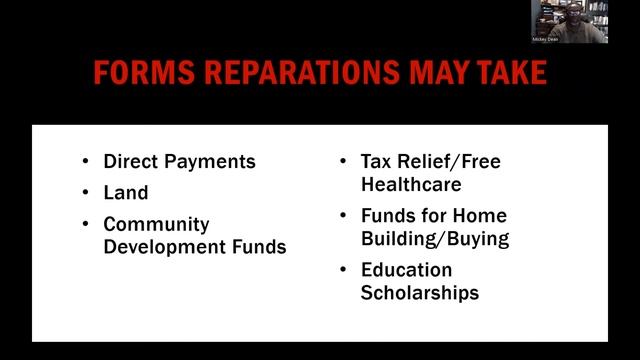Reparations Are here. Are you getting yours? смотреть онлайн