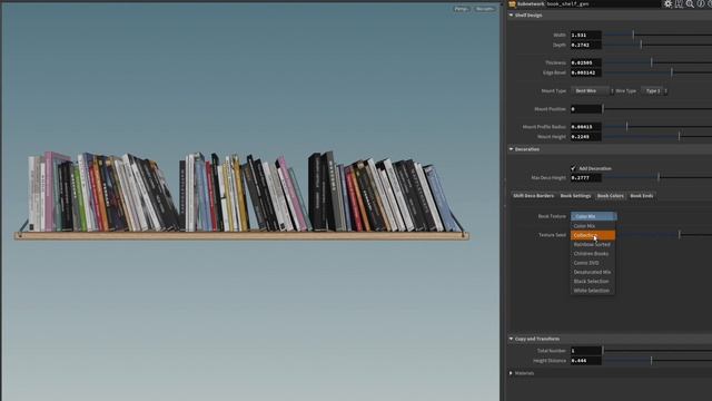 Houdini Book Shelf Generator | Mellowmesher смотреть онлайн