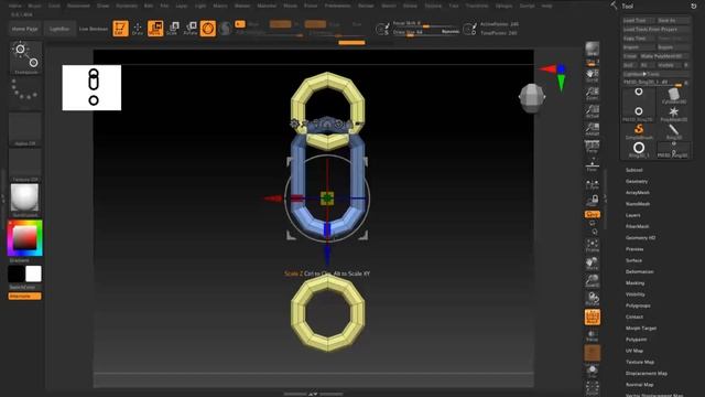 create chain brush in zbrush смотреть онлайн
