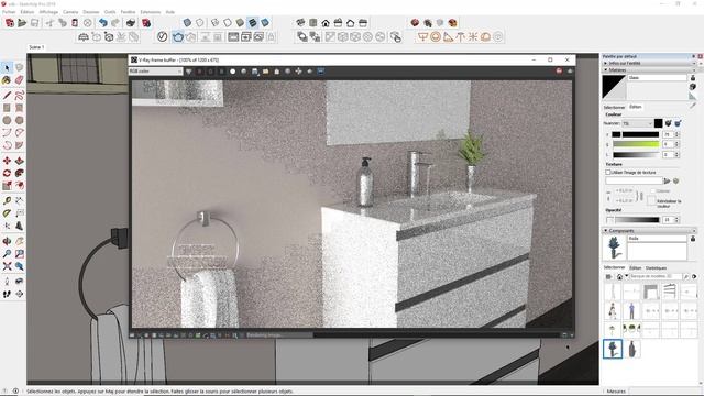 water effect realistic vray next sketchup смотреть онлайн