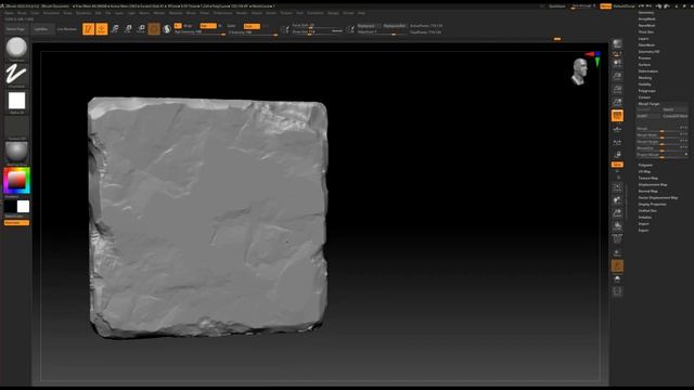 Zbrush Brick Sculpting | 지브러쉬 브릭 데모 смотреть онлайн