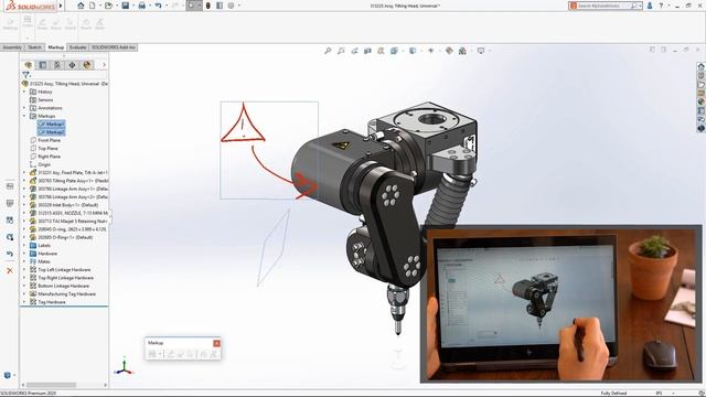 What's New in SOLIDWORKS 2020 - Markup смотреть онлайн