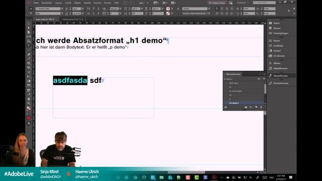 Tipps und Tricks bei Adobe inDesign CC mit Haeme Ulrich - AdobeLive | Adobe DE смотреть онлайн