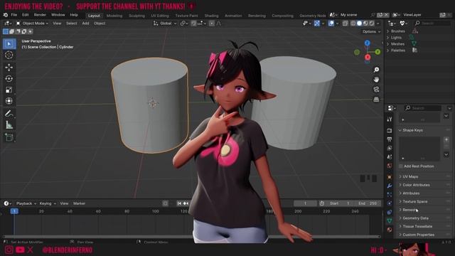 Where is Shade Auto Smooth in Blender 4.1? (Shade smooth by angle tutorial) смотреть онлайн